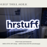 HURUF TIMBUL AKRILIK JOGJA DAN SEKITARNYA